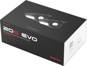 Sena - 20s Evo Hd Bluetooth Comm System Dual - 20S-EVO-11D Sena - 20s Evo Hd Bluetooth Comm System Dual - 20S-EVO-11D