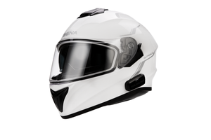 Sena - Outforce Full Face Helmet Bluetooth Glossy White 2x - OUTFORCE-GWXXL Sena - Outforce Full Face Helmet Bluetooth Glossy White 2x - OUTFORCE-GWXXL