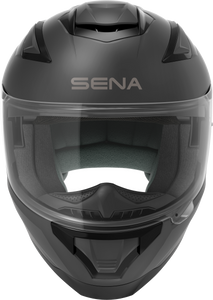 Sena - Stryker Full Face Helmet With Mesh Intercom Matte Black Md - STRYKER-MB00M1 Sena - Stryker Full Face Helmet With Mesh Intercom Matte Black Md - STRYKER-MB00M1