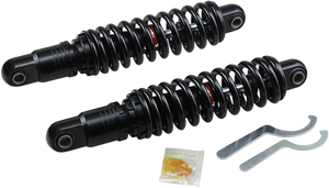 Drag Specialties Shocks - Premium Ride-Height Adjustable Shocks - Black - Heavy Duty - 13" - Premium Ride-Height Adjustable Shocks 13.00" - C16-0157HB Drag Specialties Shocks - Premium Ride-Height Adjustable Shocks - Black - Heavy Duty - 13" - Premium Ride-Height Adjustable Shocks 13.00" - C16-0157HB