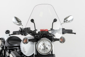 Slipstreamer - S-06 Spitfire Clear W/chrome Hardware 1-1/4" - S-06-CHR-C-1.25"