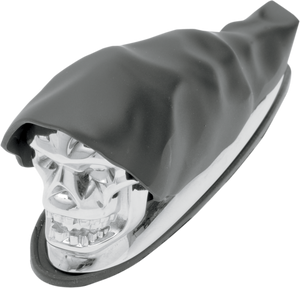 Drag Specialties - Shrouded Skull Fender Ornament - Shrouded Skull Fender Ornament - 91C04-0408