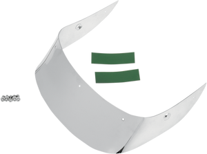 Drag Specialties - Fender Skirt - Chrome - Rear - Rear Fender Skirt  Smooth - 77131