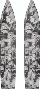 Slydog - Pr/ Sly Dog Powderhound Ski 8" Red/black Swirl - PH8SWRWHTBLK Slydog - Pr/ Sly Dog Powderhound Ski 8" Red/black Swirl - PH8SWRWHTBLK