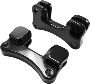 Drag Specialties - Fender-To-Fork Adapters - Gloss Black - Fender to Fork Adapter for 21" Wheels - 1410-0096