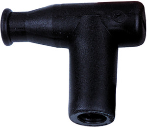 Sp1 - Colored Plug Caps Black - 01-109-24