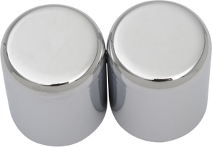 Drag Specialties - Docking Covers - Small - Chrome - Magnetic Docking Points Covers - C77-0099C