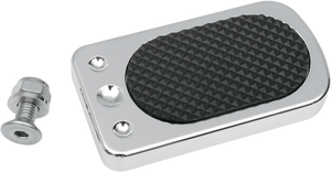 Drag Specialties - Brake Pedal Pad - Chrome - Brake Pedal Cover - 1610-0133 Drag Specialties - Brake Pedal Pad - Chrome - Brake Pedal Cover - 1610-0133