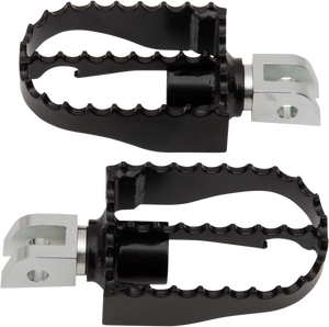 Burly Brand - MX Rider Pegs - Black - MX-Style Footpegs - B13-1007B Burly Brand - MX Rider Pegs - Black - MX-Style Footpegs - B13-1007B