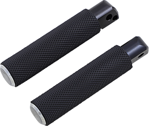 Arlen Ness - Passenger Knurled Footpegs - Chrome - FXDE - M-Eight Fusion Footpegs - 07-941