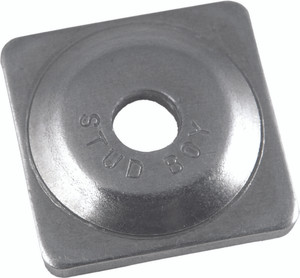 Stud Boy - Square Backer Plates Aluminum 24/pk - 2061-P1