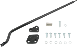 Drag Specialties - Forward Control Relocation Kit - FXD - Black - Forward Control Kit for Dyna Glides - 77445