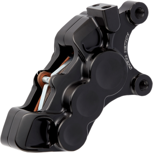 Arlen Ness - 6-Piston Caliper - Front Right - Black - 11.8" - Ness Tech Six-Piston Differential Bore Caliper - 02-217