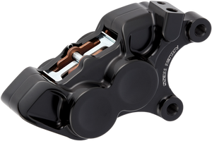 Arlen Ness - 4-Piston Caliper - Front Right - 11.8" - Black - Ness Tech Four-Piston Caliper - 02-223