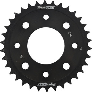 Supersprox - Rear Sprocket Steel 34t-420 Blk Hon - RFE-214-34-BLK