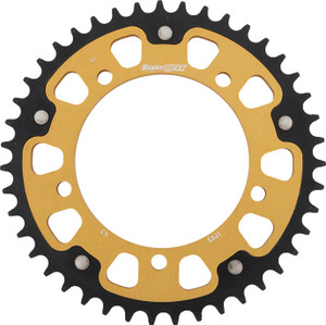 Supersprox - Rear Stealth Sprocket Alu/stl 43t-520 Gld Hay/suz/tri - RST-1793-43-GLD