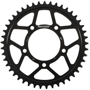 Supersprox - Rear Edge Sprocket Steel 45t-525 Blk Suz - RFA-807-45-BLK