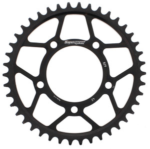 Supersprox - Rear Sprocket Steel 42t-530 Blk Suz - RFE-829-42-BLK