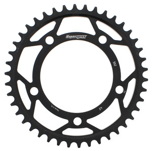Supersprox - Rear Sprocket Steel 42t-530 Blk Hon - RFE-302-42-BLK