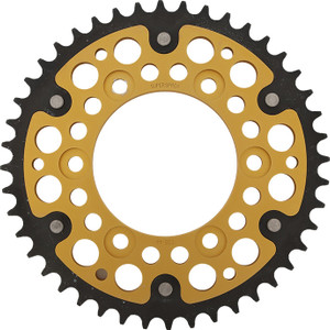 Supersprox - Rear Stealth Sprocket Alu/stl 44t-520 Gld Duc - RST-735-44-GLD
