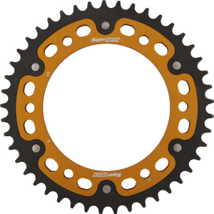 Supersprox - Rear Stealth Sprocket Alu/stl 45t-525 Gld Bmw - RST-6-45-GLD