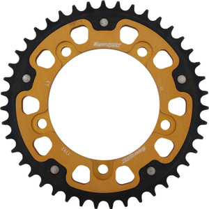 Supersprox - Rear Stealth Sprocket Alu/stl 43t-525 Gld Suz/tri - RST-1792-43-GLD