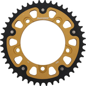 Supersprox - Rear Stealth Sprocket Alu/stl 44t-530 Gld Tri - RST-1800-44-GLD