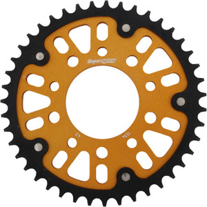 Supersprox - Rear Stealth Sprocket Alu/stl 43t-530 Gld Hon/tri - RST-1334-43-GLD
