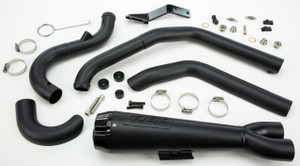 Tbr - Comp S 2in1 Exhaust Softail Black W/carbon End Cap - 005-4960199-B Tbr - Comp S 2in1 Exhaust Softail Black W/carbon End Cap - 005-4960199-B