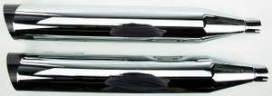 Tbr - Comp S Slip-on Touring Tc Chrome W/black Slash End Cap - 005-4380499D-S Tbr - Comp S Slip-on Touring Tc Chrome W/black Slash End Cap - 005-4380499D-S