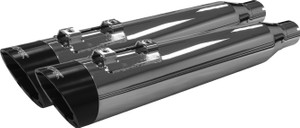 Tbr - Comp S Slip-on Touring M8 Chrome W/slash Black End Cap - 005-4560499D-S Tbr - Comp S Slip-on Touring M8 Chrome W/slash Black End Cap - 005-4560499D-S