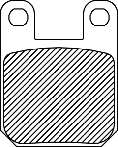 Drag Specialties - Organic Brake Pads - "F" Caliper - Organic Brake Pads - FAD115