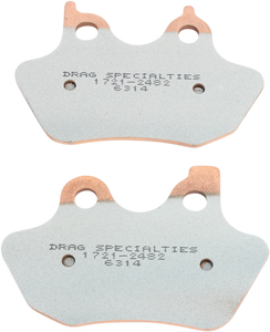 Drag Specialties - Sintered Brake Pads - Harley-Davidson - Sintered Metal Harley/Buell Brake Pads - HDP957