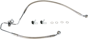 Drag Specialties - Brake Line - Rear - Stainless Steel - Stainless Steel Brake Line Kit - 660320
