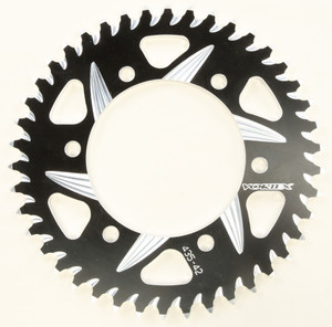 Vortex - Rear Cat5 Sprocket Aluminum 42t-520 Blk Kaw/suz/yam - 435ZK-42