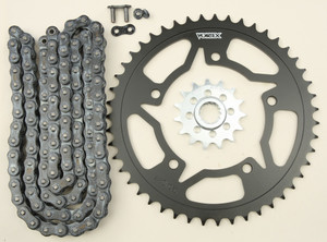 Vortex - Sprocket/chain Kit Stl/stl 15/47t Sil Sx3 520-112l Blk - CK6292