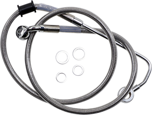 Drag Specialties - Brake Line - +6" - Stainless Steel - '15-'17 Softail - Extended Length Stainless Steel Brake Line - 618300-6