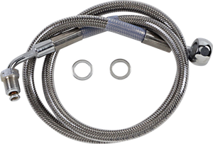 Drag Specialties - Brake Line - +6" - Stainless Steel - '18-'21 Softail - Extended Length Stainless Steel Brake Line - 618601-6