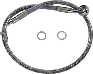 Drag Specialties - Brake Line - +2" - Stainless Steel - '18-'22 Softail - Extended Length Stainless Steel Brake Line - 618631-2