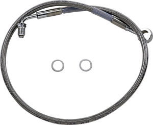 Drag Specialties - Brake Line - +6" - Stainless Steel - '18-'22 Softail - Extended Length Stainless Steel Brake Line - 618631-6