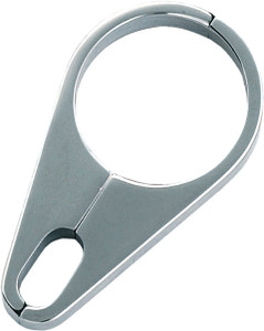 Wild 1 - Thrtl/idle Cbl Guide 1.25" Diameter Bars Chrome - WO832