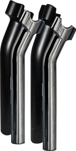 Wild 1 - Chubby 9.5" Pullback Risers Black - WO530B Wild 1 - Chubby 9.5" Pullback Risers Black - WO530B
