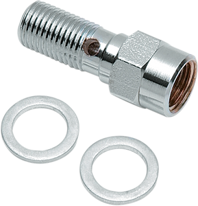 Drag Specialties - Banjo Bolt - 3/8-24 - Adapter - Banjo Bolt with Break Light Switch Mount - 125
