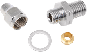 Drag Specialties - Banjo Bolt - M10 x 1.25 - Universal Brake Line Banjo Bolt/Fitting - 346 Drag Specialties - Banjo Bolt - M10 x 1.25 - Universal Brake Line Banjo Bolt/Fitting - 346