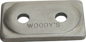 Woodys - Angled Double Digger Support Plate Double Stud 5/16" 48/pk - ADA2-3775-B