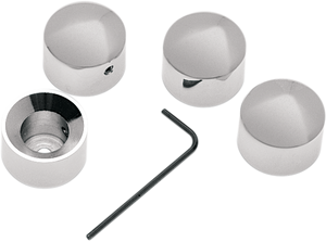 Drag Specialties - Head/Bolt Covers - Big Twin - Chrome Die-Cast Headbolt Cover - 04-0901