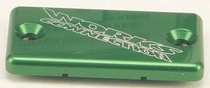 Works - Front Brake Cover Green - 21-110