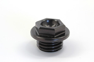 Works - Oil Filler Plug Black - 24-003