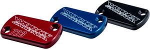 Works - Billet Front Brake Cover Red - 21-006