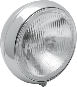 Drag Specialties - 7" Smooth Headlight - FLST - Chrome - 7" Headlight Assemblies - L20-6084E Drag Specialties - 7" Smooth Headlight - FLST - Chrome - 7" Headlight Assemblies - L20-6084E